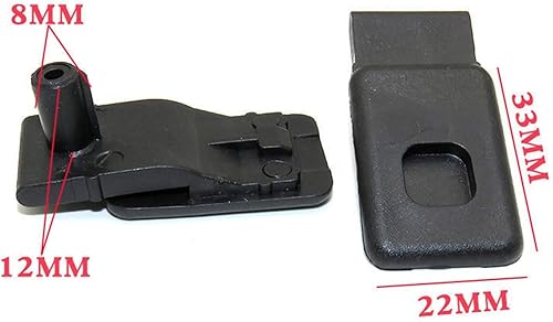 Miniatura 2 de Jfqm - 2 clips de hebilla de plástico para guanteras de automóvil, ajuste a presión para Chevrolet Cruze Sedan Hatchback 2009 2010 2011 2012 2013