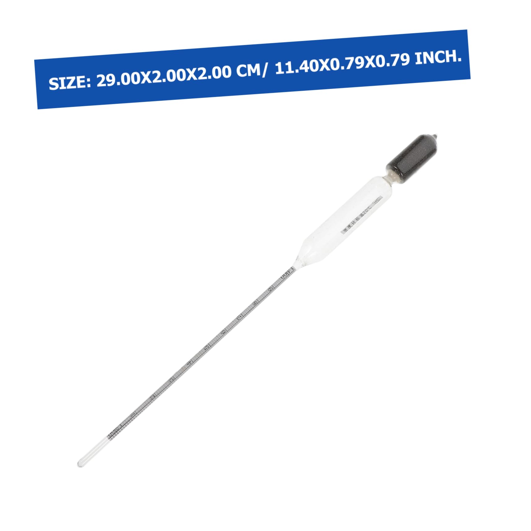 Alipis Scale Hydrometer - for Aquariums Glass Hydrometer High Sensitivity Probe