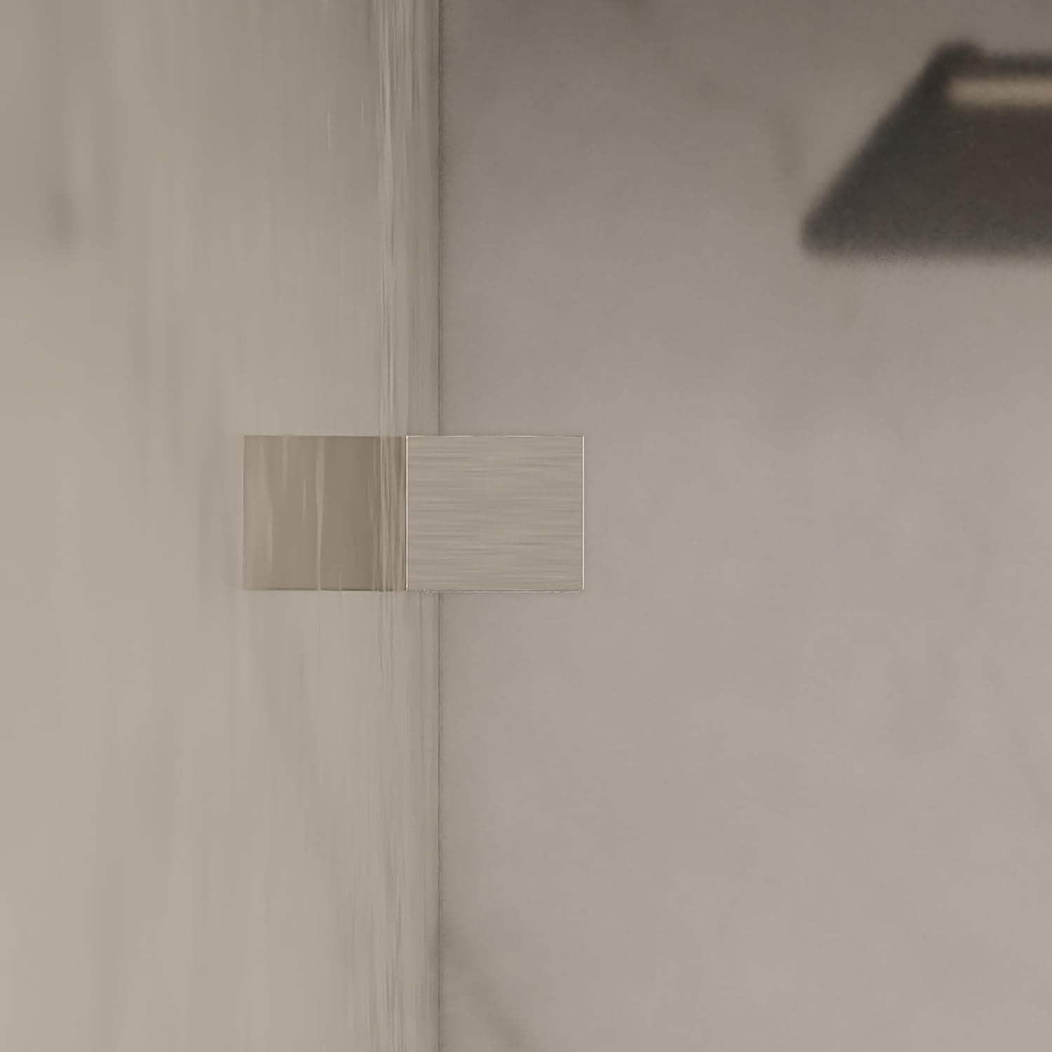 Brixwell SFPC037BN Brushed Nickel Fixed Panel Square Clamp with Small Leg