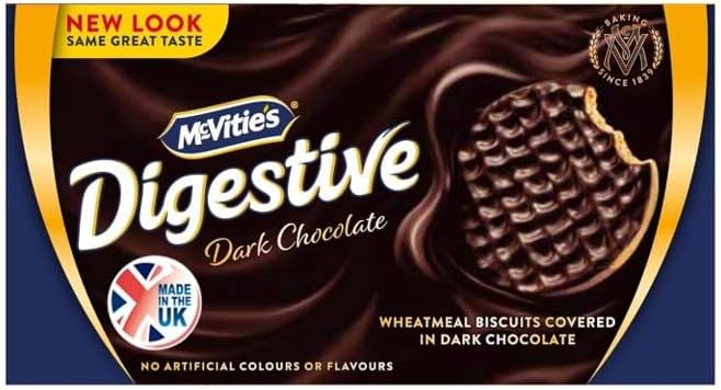 McVitie's Digestive Dark Chocolate Cookie Biscuits, 200g - HUMARABAZAR