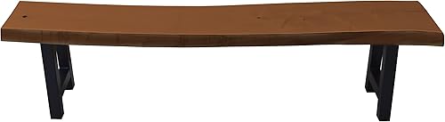 Miniatura 8 de Banco rectangular de 94 pulgadas con borde vivo Ridgemont con hongos