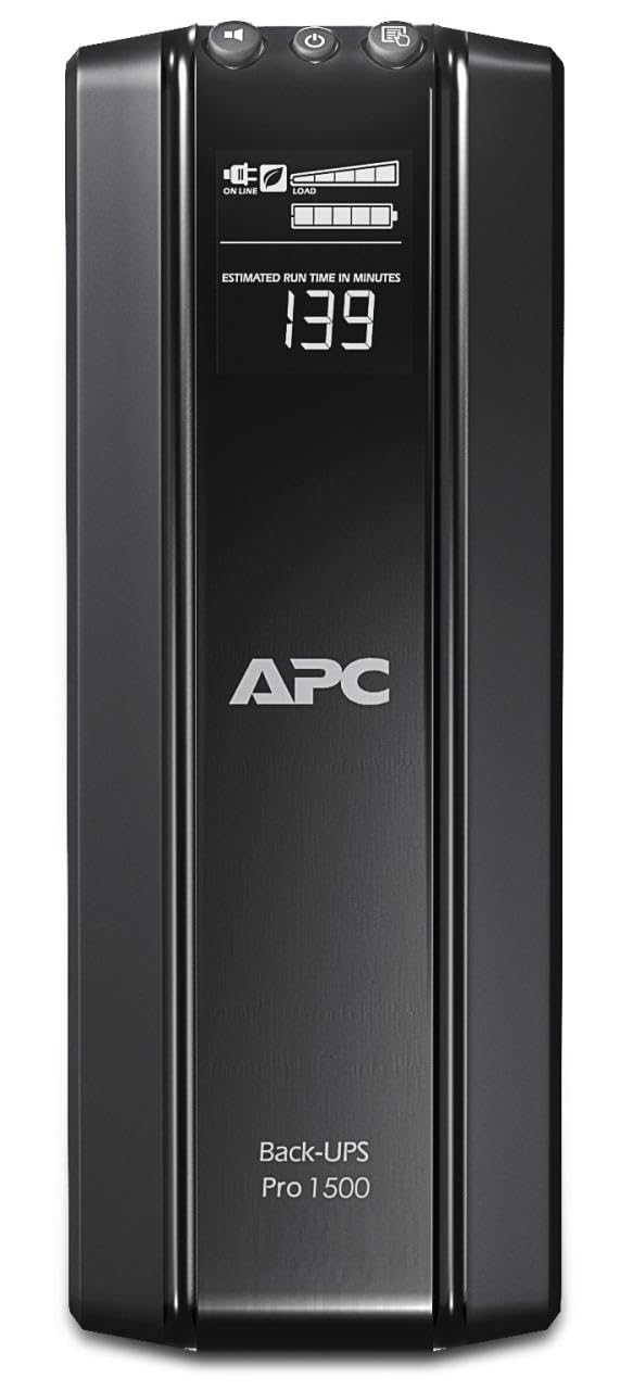APC by Schneider Electric Back-UPS PRO - BR1500GI - Alimentation sans interruption 1500VA (AVR, 10 prises IEC-C13, USB, logiciel d'arrêt)