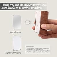 Vista 4 de LANDGOO Luces Nocturnas Inteligentes para Escalones Paquete de 2 - Luces para Escalones Recargables con Sensor de Movimiento, LED Blanco Cálido