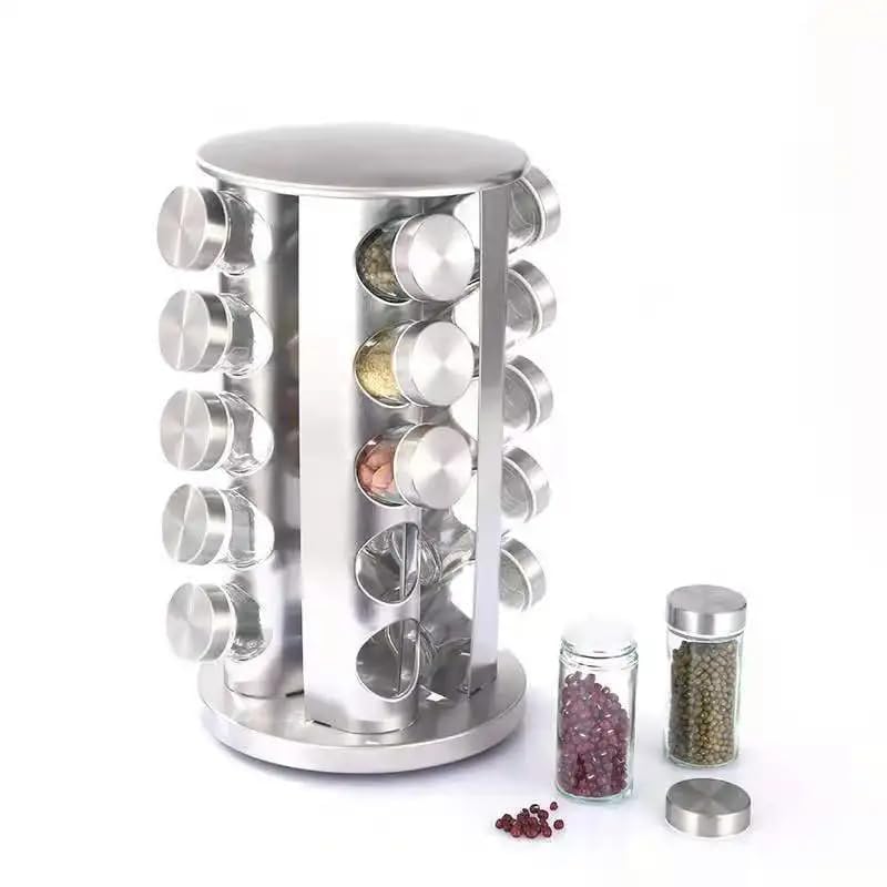 Delavala Stainless Steel Masala Spice Rack Set/Rotating Masala Rack (20 JAR, SPICE RACK) (B07WSNRCKQ) Amazon Price History, Amazon Price Tracker