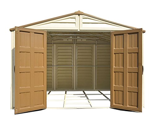 Duramax WoodBridge Plus 10.5' x 10.5' Schuppen – Beige/Braun, 320.8x318.7x222.0 cm – Bild 5