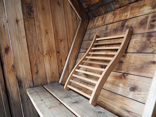HSE Cedar S-Shape Sauna Backrest (Pack of 2) by Home Sauna Experience - Image 4