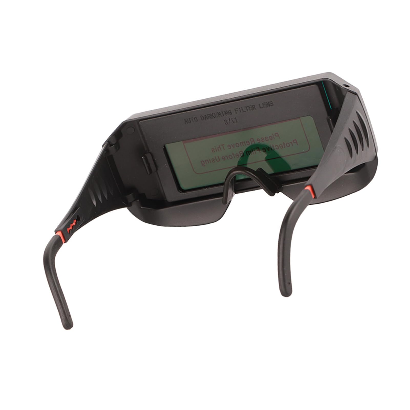Gafas de Soldadura con Oscurecimiento Automático Solar Equipo de Protección para Soldador para Trabajos Soldadura Corte Gas Acero PC ABS 1 X Batería Iones Litio