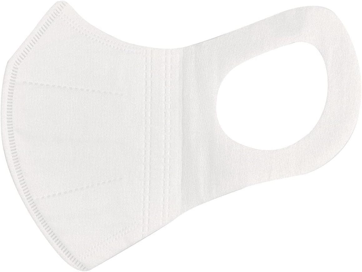 KIDS' Disposable 3D Face Mask [WHITE, 60 PCS]