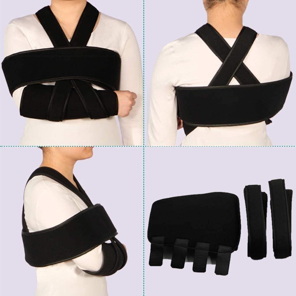 Eslinga de Brazo médico Eslinga de Hombro Ligera, Transpirable, ergonómicamente diseñada Eslinga para Huesos Rotos y fracturados Brazo Ajustable para Reparar Mujeres