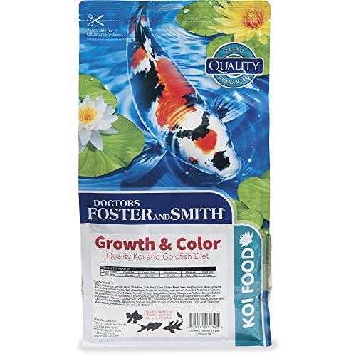PETCO Brand - DRS. Foster and Smith Growth & Color Quality Koi and Goldfish Food, 5 lbs.