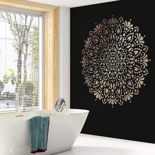 Harmony Mandala Stencil Template - Reusable Stencil For Painting Mandala Designs #TOP3