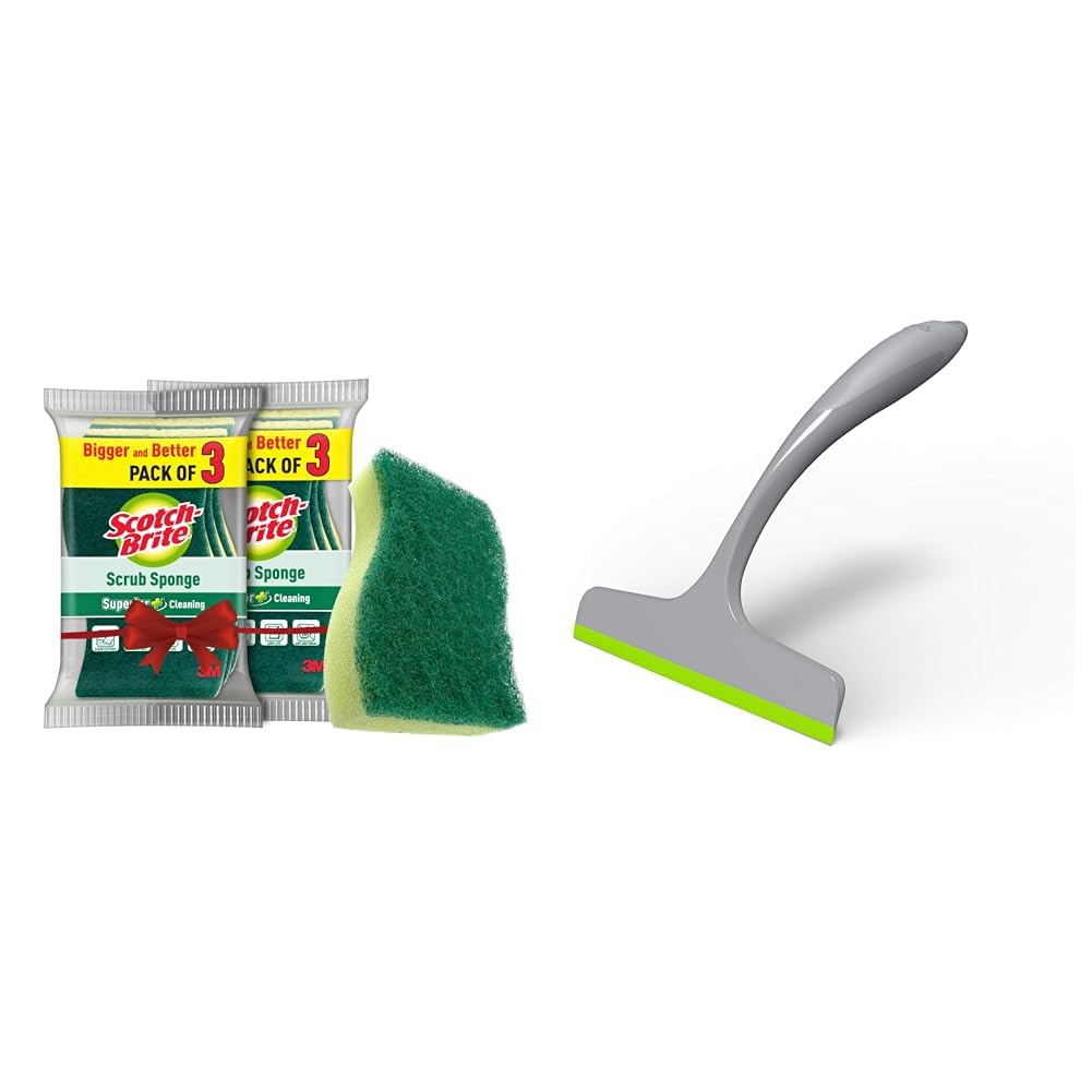 Scrub Sponge for Utensil Cleaning (Kitchen Scrubber with Sponge)- Pack 6