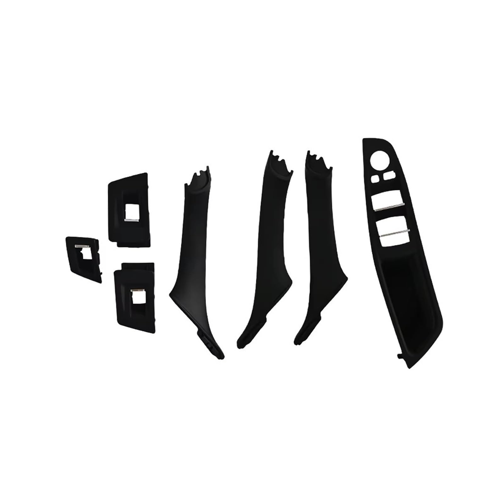 Hhfksci Car Interior Door Pull Handle 7Piece for BMW 5 Series 520 523 525 528 530 535 F10 F11 2010-2016 Inner Door Pull Handles Kit 51417225873 51422452410