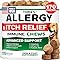 Dog Allergy Relief Chews - 170 Treats - Dog Itching Skin Relief Treatment Pills - Anti-Itch Chewables - Itchy and Paw Licking - Hot Spots - Omega 3 Fish Oil - Dry Skin & Coat Supplement