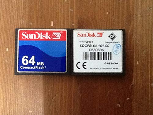 64MB Sandisk CF (Compact Flash) Card SDCFB-64 or SDCFJ-64 (CAZ)