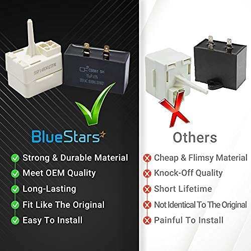 Bluestars W10613606 Refrigerator Compressor Start Relay And Capacitor thumb #1