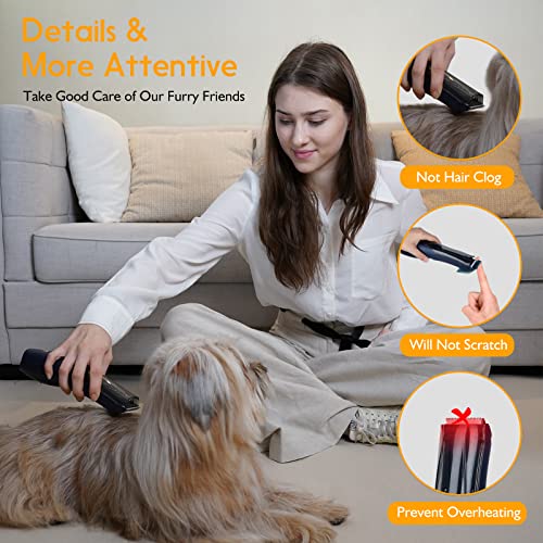Joincee Pet Grooming Kit, Vacuum Suction 99% Pet Hair, 2 In 1 Professional Trimmer Grooming Clippers, Dog Shaver Grooming Tools With Cordless, For Cats, Dogs And Other Animals Of Different Sizes… #TOP5