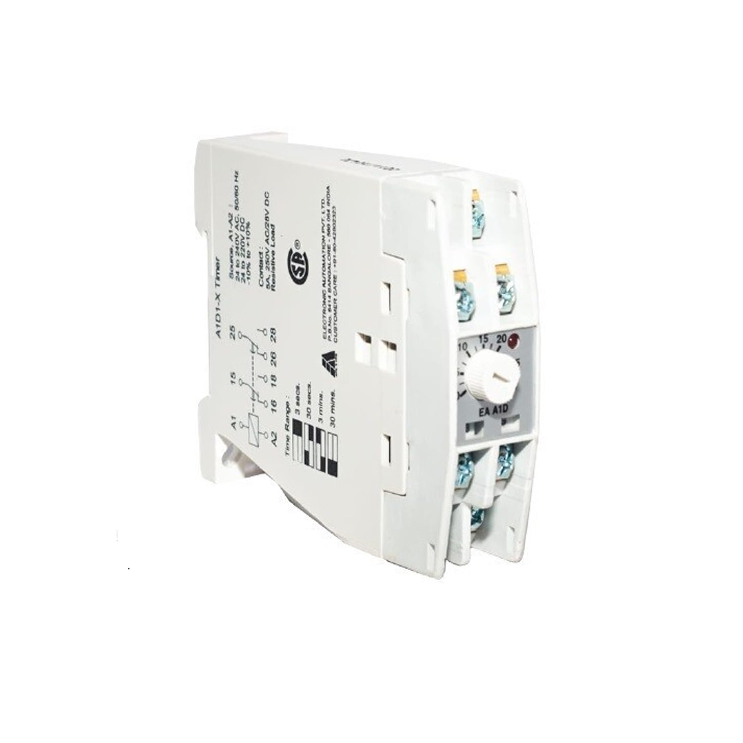 ARINO (Original) EAPL A1D1-X Timer A1D1X Timer AC Timer DC Timer Analog Minute Timer Seconds Timer 3/30 MIN-SEC in 1 Timer 30SECONDS Timer 30 Minutes Timer 3 Minutes Timer 3 Seconds Timer AC DC Timer