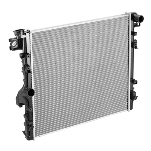 Image of BDFHYK Radiator Replacement for Jeep Wrangler JK 2007-2018 (3.6L & 3.8L V6), Aluminum Core for CU2957 2957 68143886AA 55056634AB