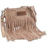 Wrangler Clutch Wristlet Fringe Purse Western Crossbody Bags for Women WG63-181KH