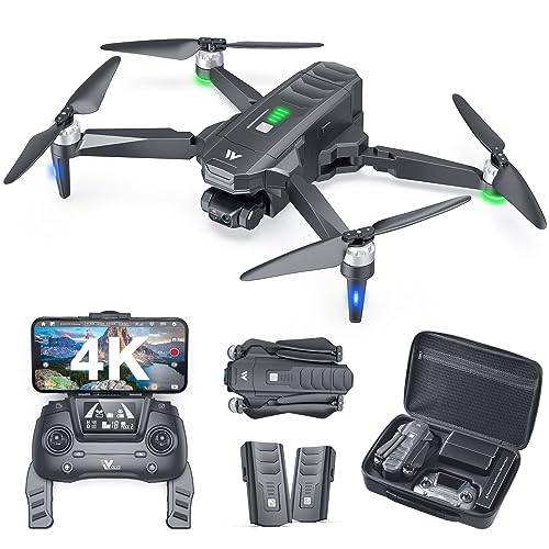 ATTOP Drones with Camera for Adults 4k EIS Camera, 2-Axis Gimbal GPS Drone with Brushless Motor,...