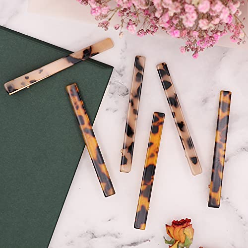Cobahom 6 Pack Leopard Print Hair Clips Duckbill Hair Clip Metal Duck Teeth Hair Pins Chic Tortoise Shell Hair Barrettes For Women And Girls thumb #4