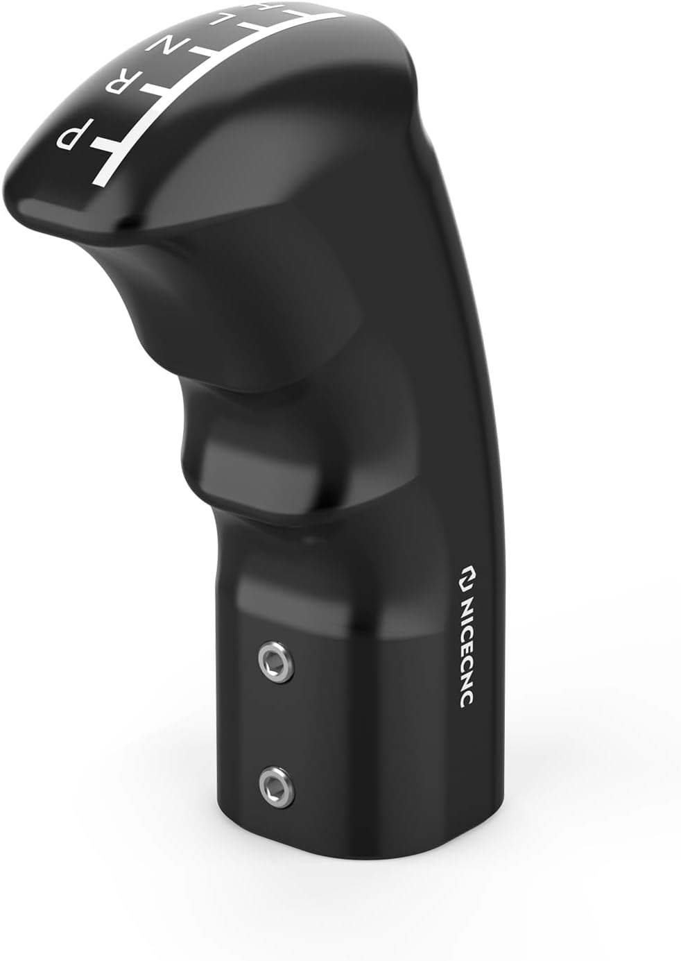 NICECNC Black Gear Shift Knob, RZR Gear Selector Shifter Knob Grip Compatible with Polaris ACE 500 2018-2019, RZR 4 800 2012-2013, Sportsman ACE 570 2015, See Fitments