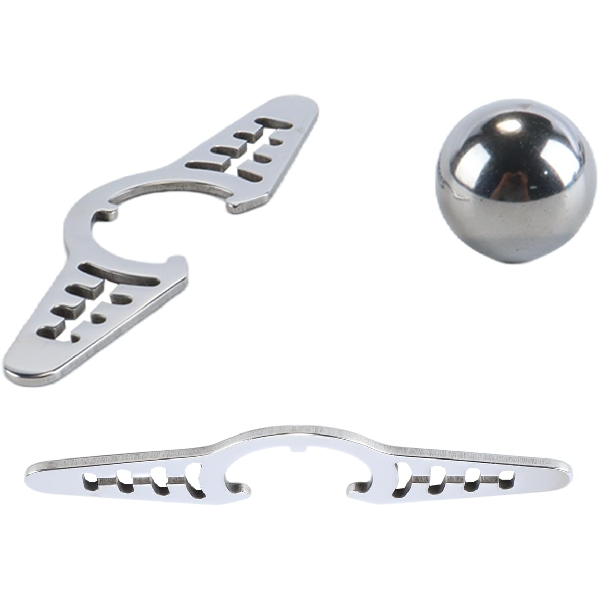 ACOLY Espresso Cooling Ball Kit, Stainless Steel Frozen Espresso Ball with Stand Reusable Iced Coffee Chiller No Dilution Metal Cooling Tool