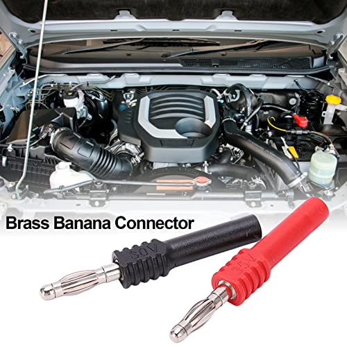 JKOKPMG 5er-Set Bananenstecker-Adapter,4mm Stecker auf 2mm Buchse PA-Messing-Buchsen-Koppler,Hohe Leitfähigkeit Langlebiges Adapterset für Elektronik Labor Automotive Industrieanwendung