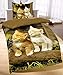 Produktbild Bettwäsche Katzen 2tlg. Katzenbabys 135x200 cm (80x80 cm) 100% Baumwolle