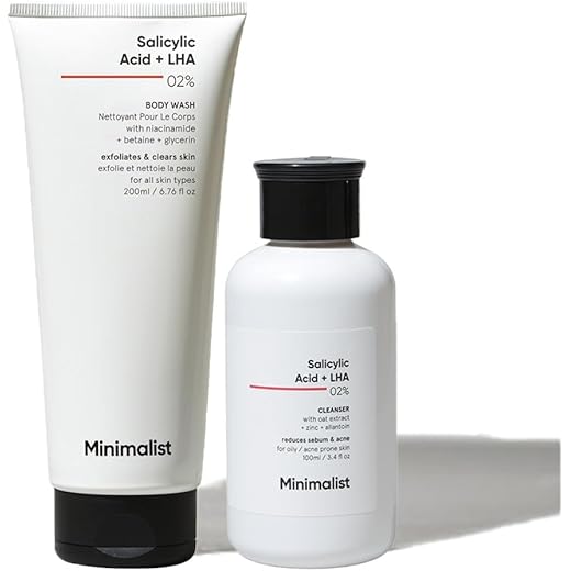 Minimalist Acne Clear Face & Body Wash 200ml