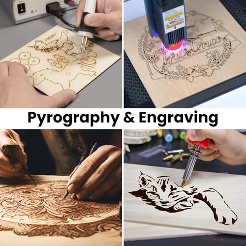 DIYDEC 40 Pack Basswood Sheets 4 x 4 x 1/16 Inch Thin Wooden Sheet Unfinished Wooden Squares Boards Balsa Plywood Wood Sheets for Crafts Architectural Models Laser Cutting Wood Burning and Drawing - Image 4