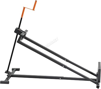 SwitZer Folding Ride On Lawn Mower Lift 400kg Lifting Device Ramp Garden Tractor Jack Lifter with Power Tool Kit SZ-LML01 Grey