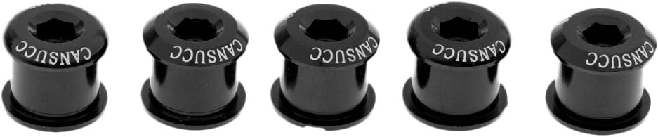 SHIMANO（シマノ）FC-M591 48-36-26T FCM591 クランクセット チェーンガード付 送料無料 10のセット5本のアルミ合金の自転車の自転車チェーンリングクランクセットボルトねじm8x5mm黒