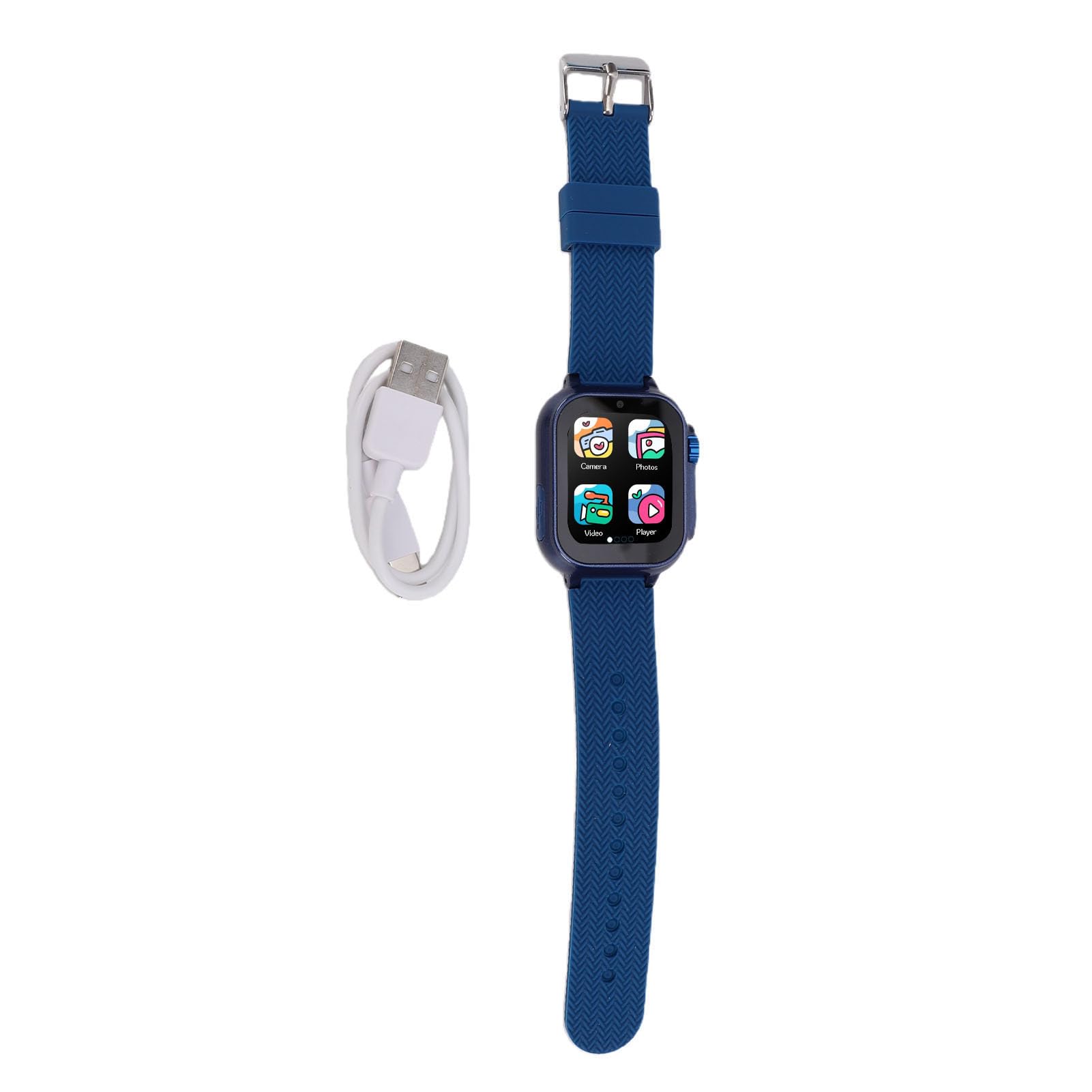 Orologio Intelligente per Bambini Orologio da Gioco Educativo Touch Screen Impermeabile per Bambini Attivi Schermo HD da 1,5 "