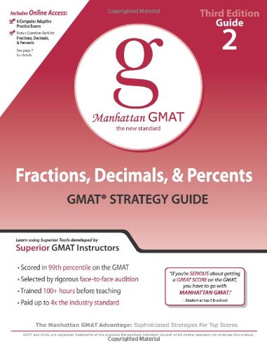 Fractions, Decimals, & Percents GMAT Strategy Guide (Manhattan Gmat Prep)