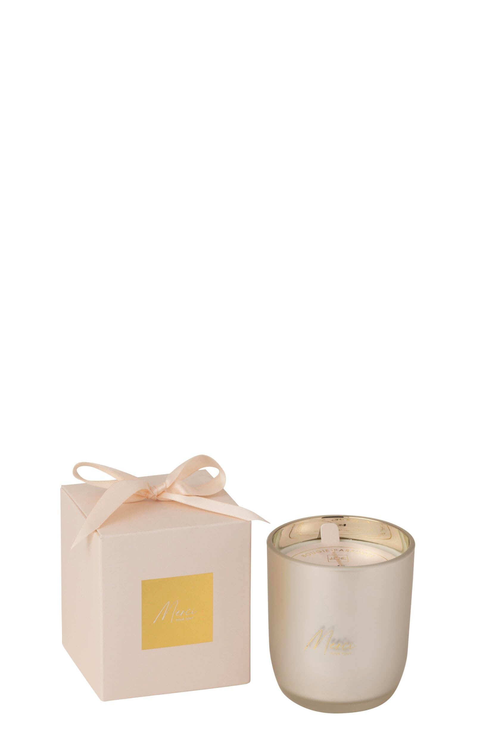 DUFTKERZE MERCI BEIGE SMALL-35STUNDEN