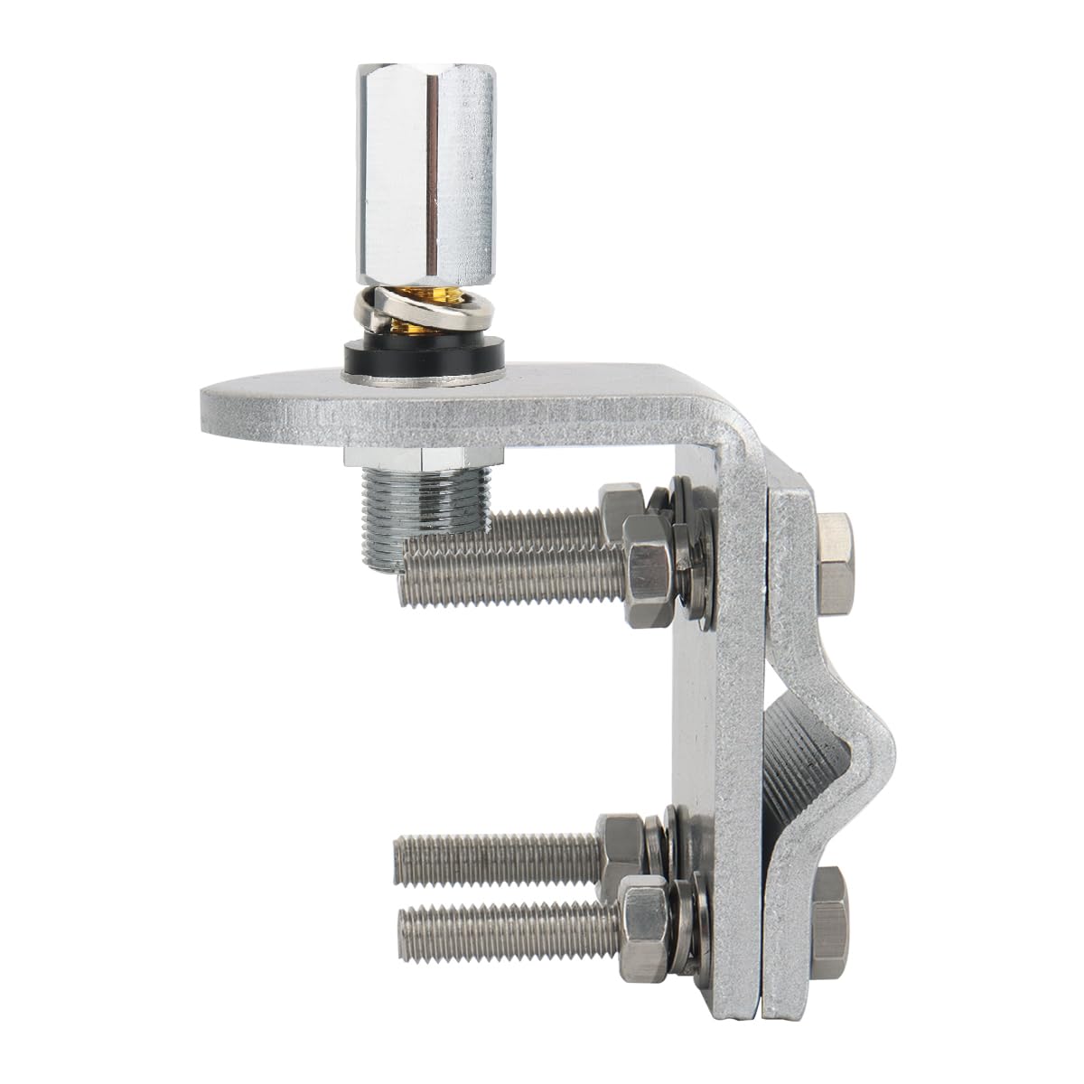 CB Radio Antenna Mounting Bracket CB Mounting Bracket SO239 Heavy Duty Stud Mount Adaptor Compatible with PL-259 and Standard 3/8-24 Threaded Antenna