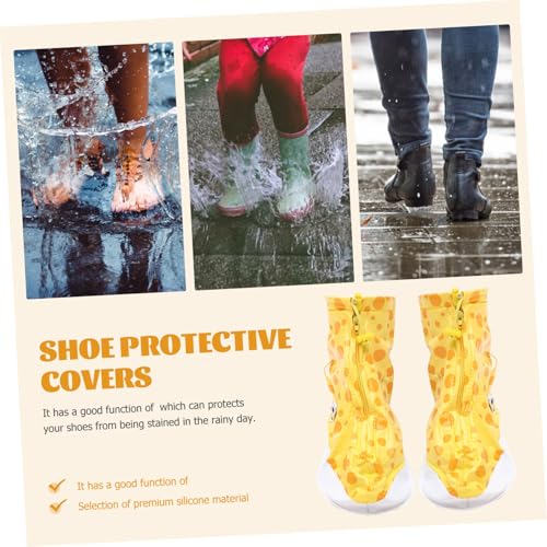 Protector de Zapatos para Niños BESPORTBLE 2 piezas, Cubierta Impermeable y Antideslizante para Lluvia miniatura 6