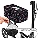Uorisanigo Knee Scooter Pad Cover Knee Scooter Accessories Butterfly RoseKnee Walker Cushion Cover with Elastic Band Knee Rover Cover for Adults