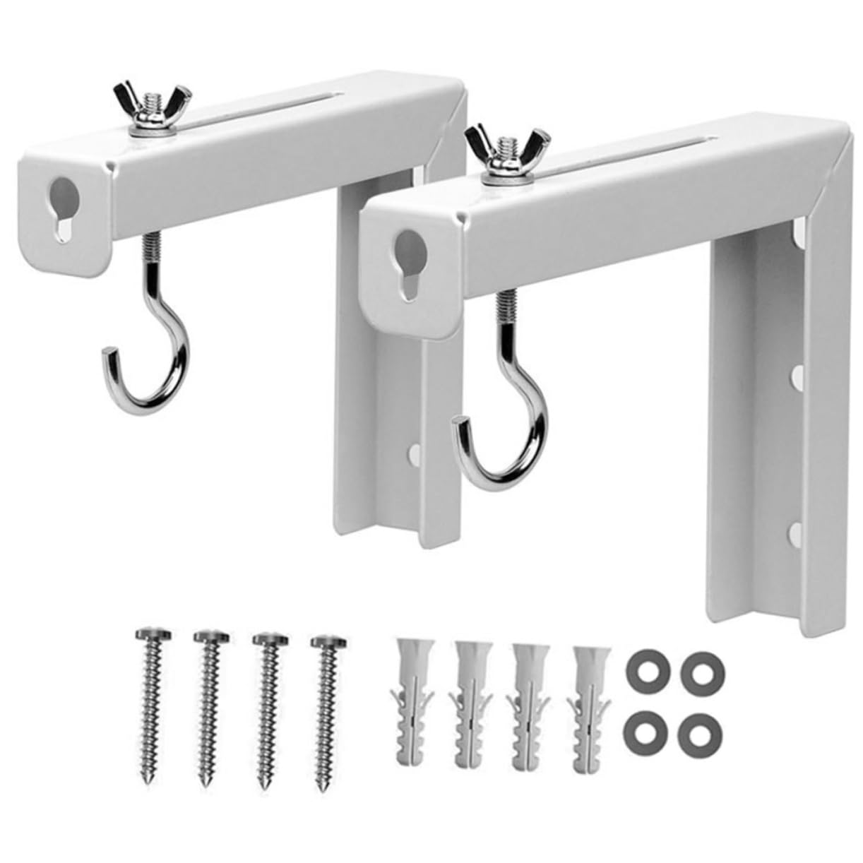 Soporte de techo para proyector de metal resistente para exteriores de terraza 8