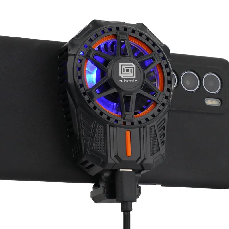 Cubonic SL01 Mobile Radiator Cooling Fan Compaitable With All The Smart Phones Universal Gaming Semiconductor Cooling Phone Radiator With Clip and LED Light-image-8