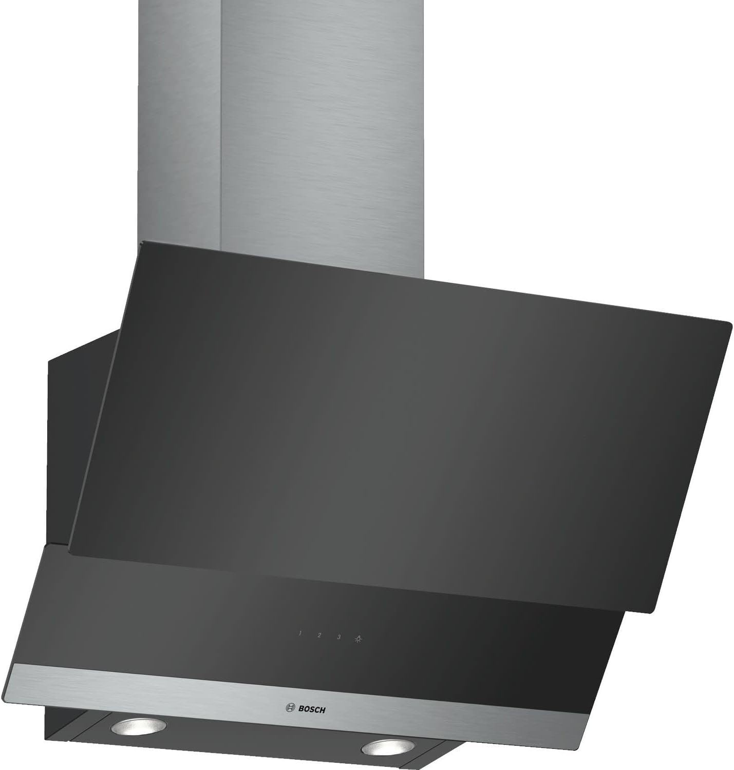 Bosch Serie 4 DWK065G60B 60 cm Chimney Cooker Hood - Black [Energy Class C]