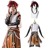 Amazon.co.jp: [神併良品] 原神 ゴロー コスプレ衣装 五郎 ウィッグ