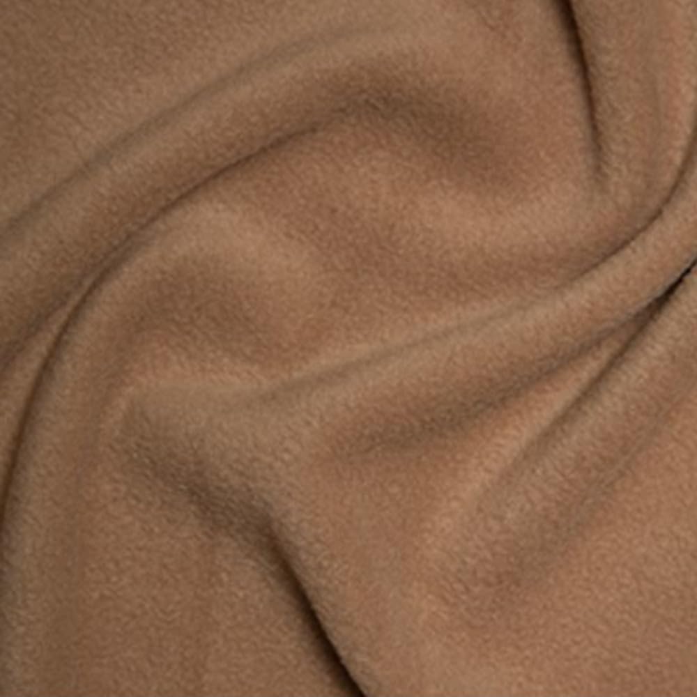 Plain Coloured Polar Fleece Anti Pil Fabric 150cm Wide (Sold Per Metre) (Tan)