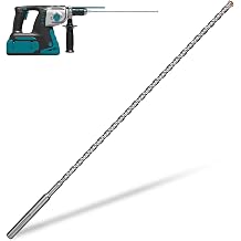 5/8 Inch x 36 Inch SDS Max Rotary Hammer Drill Bit, Cross Tip Double Threaded Carbide Tipped for Concrete, Brick, and Stone 5/8" x 30" x 36"
