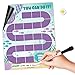 Mermaid Reward Chart for Kids Behavior Chart for Home - Kids Reward Chart Magnetic Responsibility Chart for Kids, Toddler Reward Chart for Toddlers 2-4 Years, Good Behavior Chart for Kids at Home