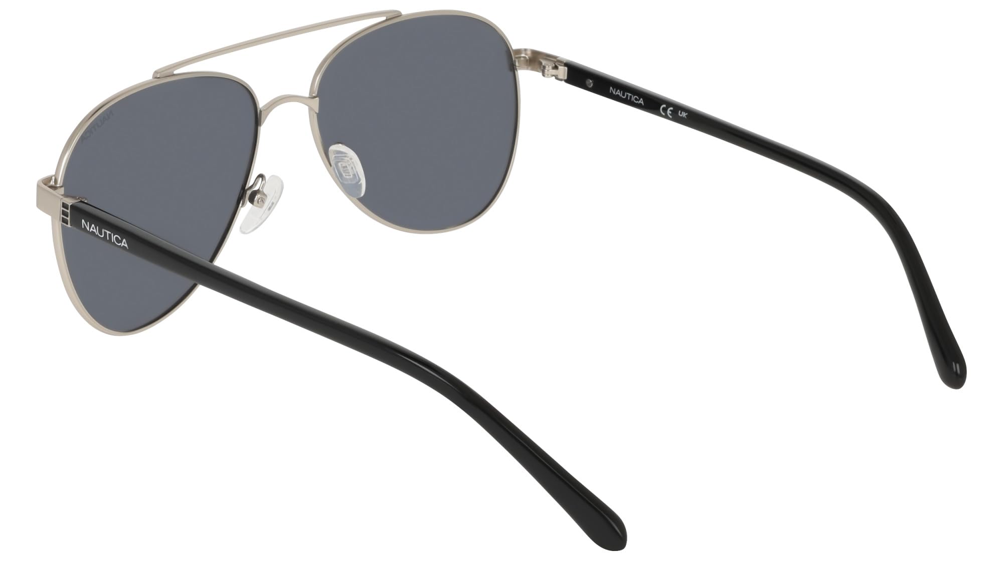 Nautica Occhiali da sole da uomo N111sp, argento opaco, Taglia unica