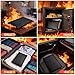 Nliyeisu Fireproof Money Bag, 13.5 x 10 Inch, Fire Proof Bag for Documents, Waterproof Travel Document Holder & Organizer for Cash, Passport, Credit Cards - Portable Fire Resistant Pouch for Home
