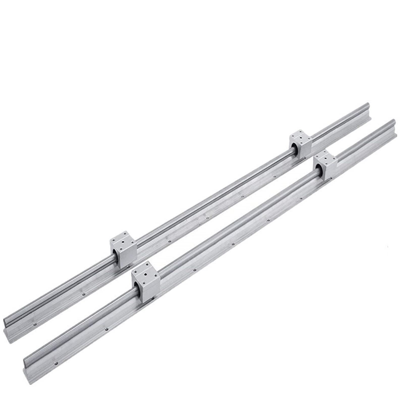 2 Set Di Guide Lineari SBR12 4 Sedi Di Cuscinetti SBR12UU